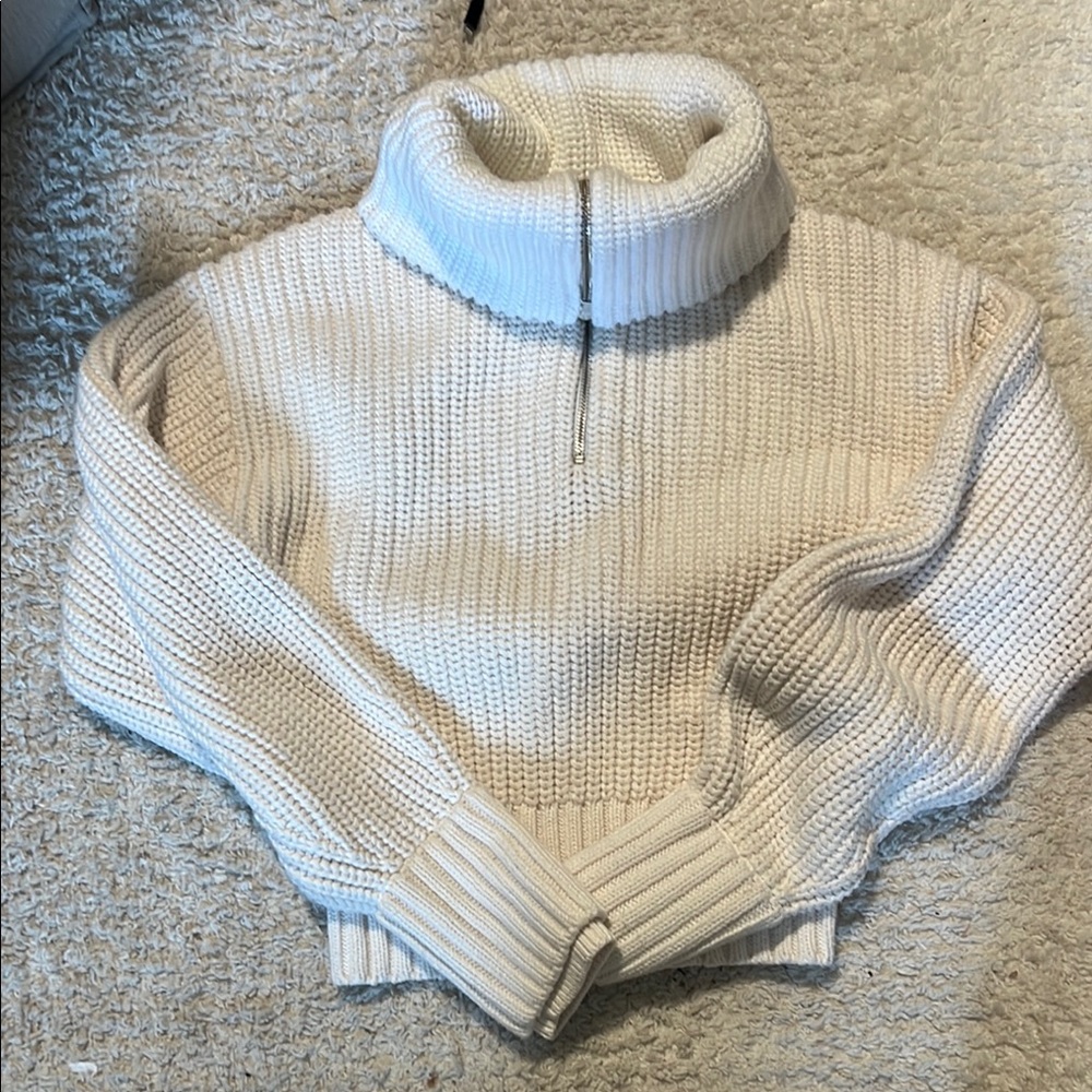 Cozy Cream Turtleneck Sweater